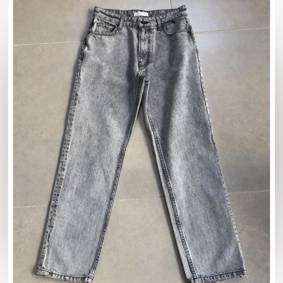 ANINE BING Etta jeans in acid wash grey - Picture 2 of 4